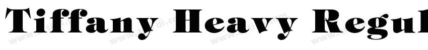 Tiffany Heavy Regul字体转换
